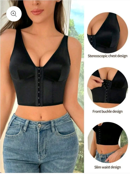 Front Clasp Wireless Sports Bra