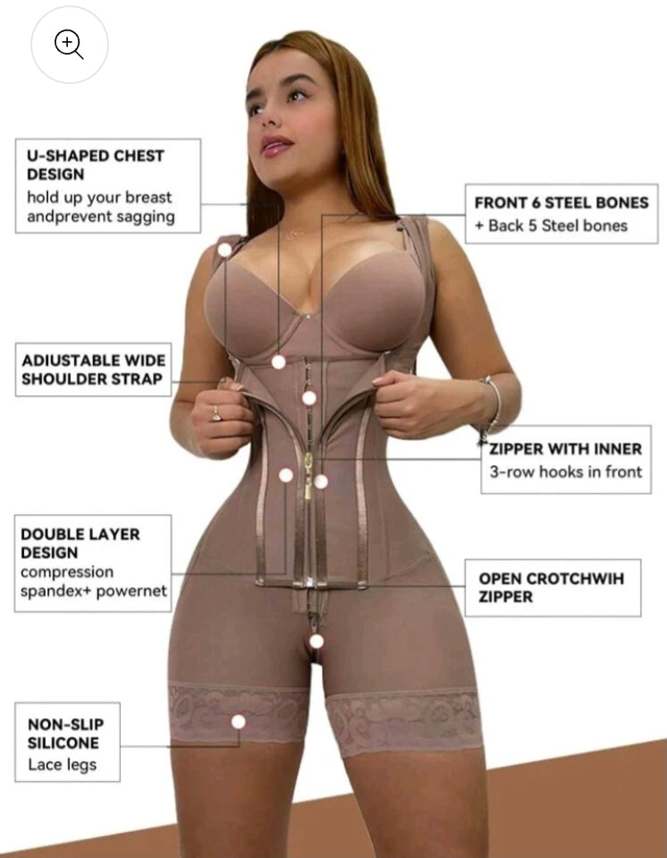 1pc Colombian Tummy Control and butt lifting shapewear.